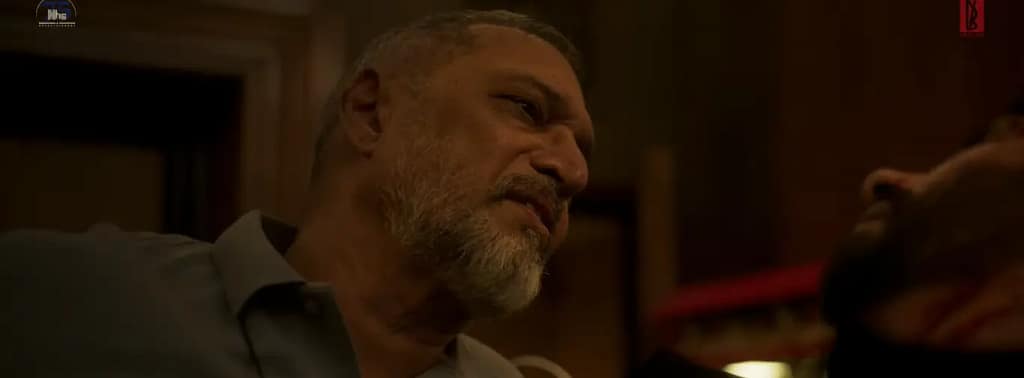 Nana Patekar as DCP Ismail Khan in an intense scene from O’Romeo (2026).