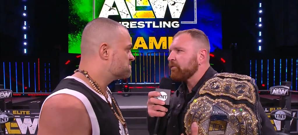 Eddie Kingston and Jon Moxley on AEW Dynamite (November 4, 2022) ahead of their title clash.